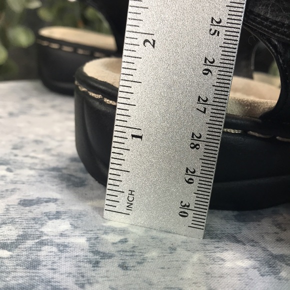 Croft & Barrow Boathouse Black Strappy Sandals Women’s 6.5M 🖤Like NEW🖤 - Picture 11 of 12